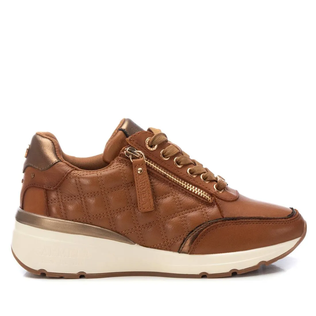 Carmela Collection Women's Leather Casual Sneakers By Xti