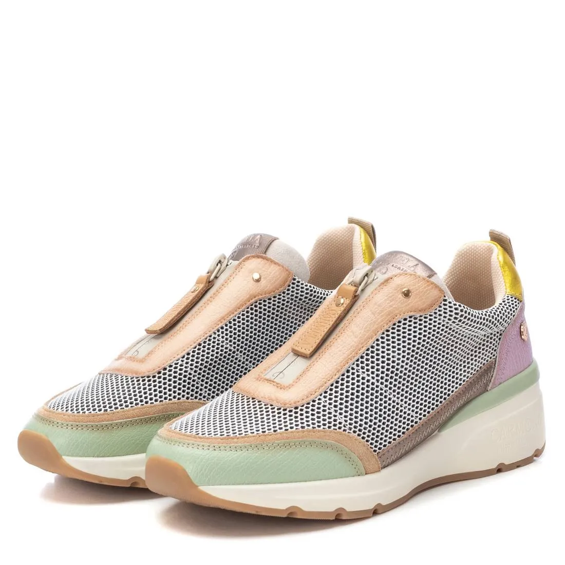 Carmela Collection Women's Leather Casual Sneakers By Xti