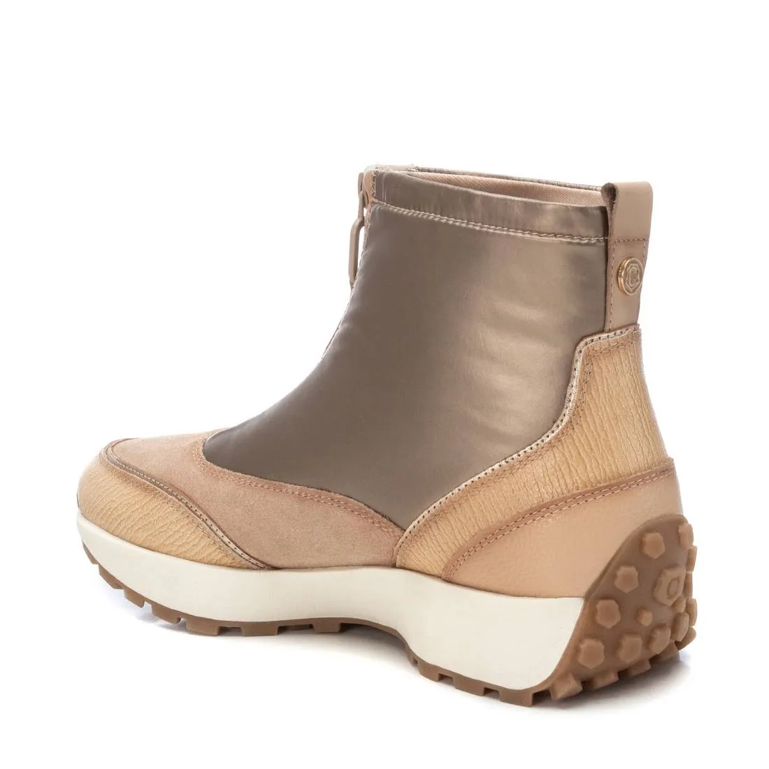 Carmela Leather Collection Women's Sneaker Booties By Xti
