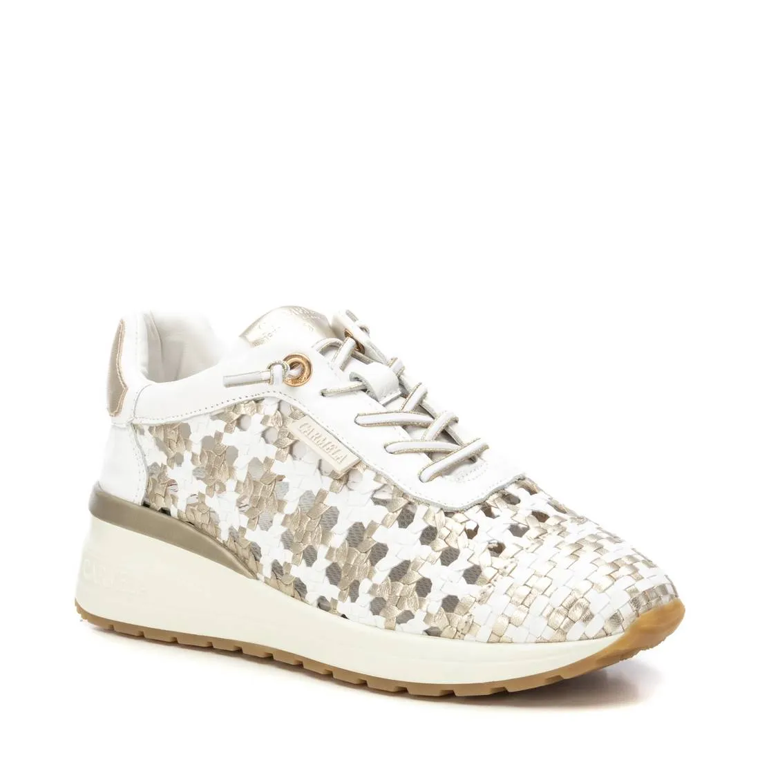 Carmela Leather Women's Braided Sneakers By XTI