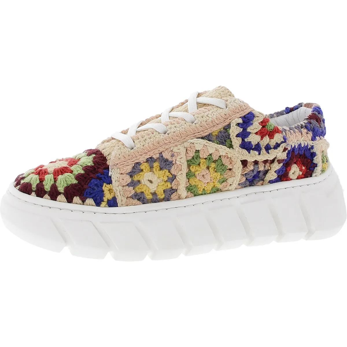 Catch Me If you Can Womens Crochet Lifestyle Casual And Fashion Sneakers