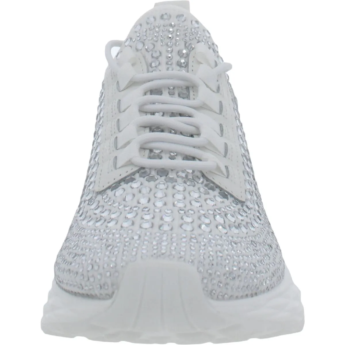Cease Womens Rhinestone Textured Casual and Fashion Sneakers