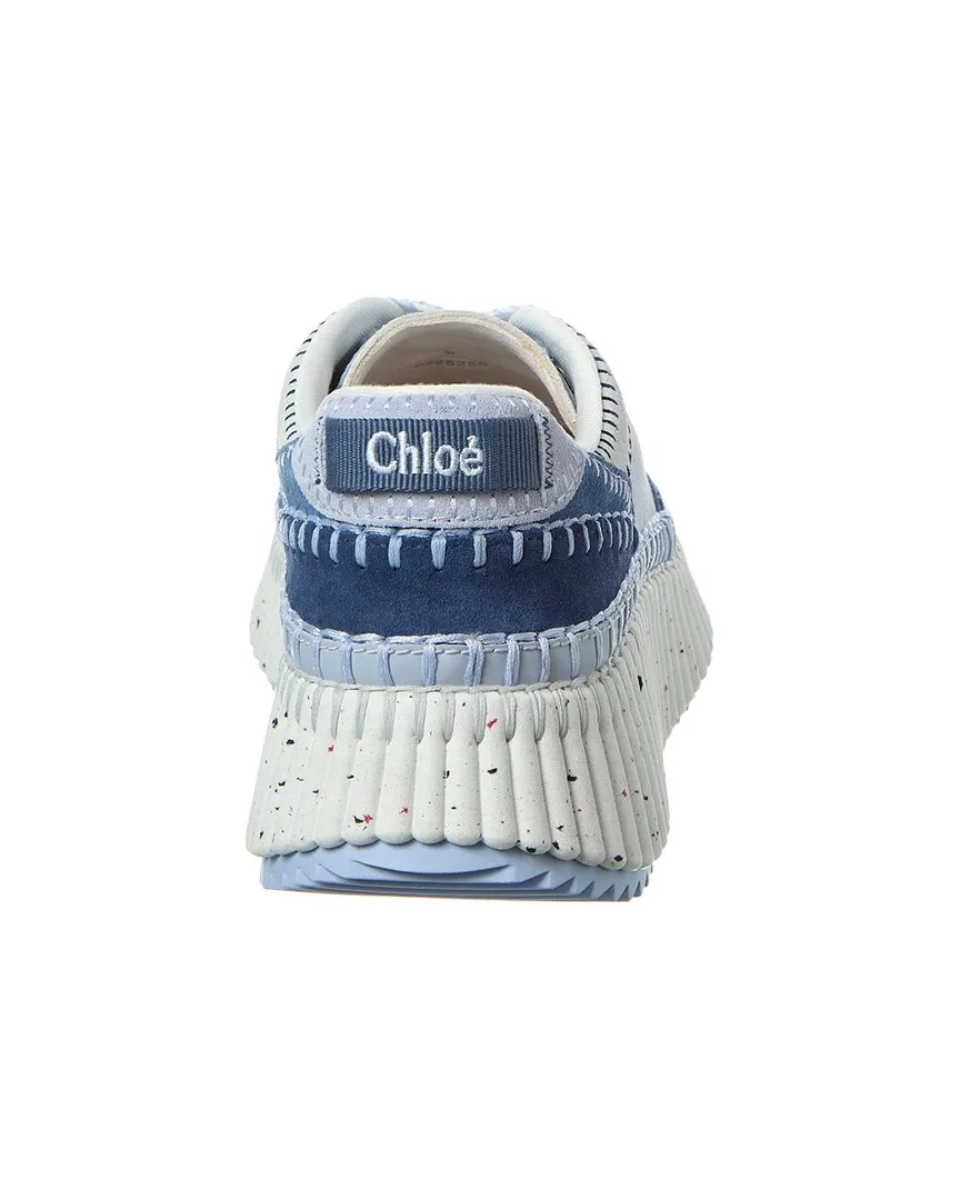 Chlo Nama Leather & Suede Sneaker