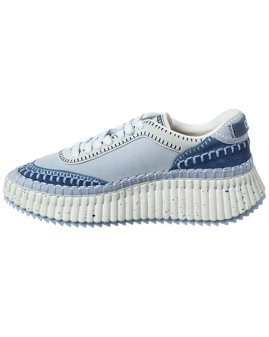 Chlo Nama Leather & Suede Sneaker