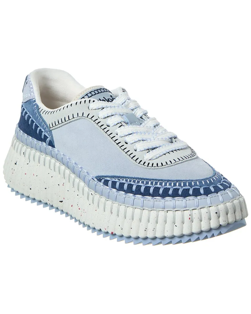 Chlo Nama Leather & Suede Sneaker