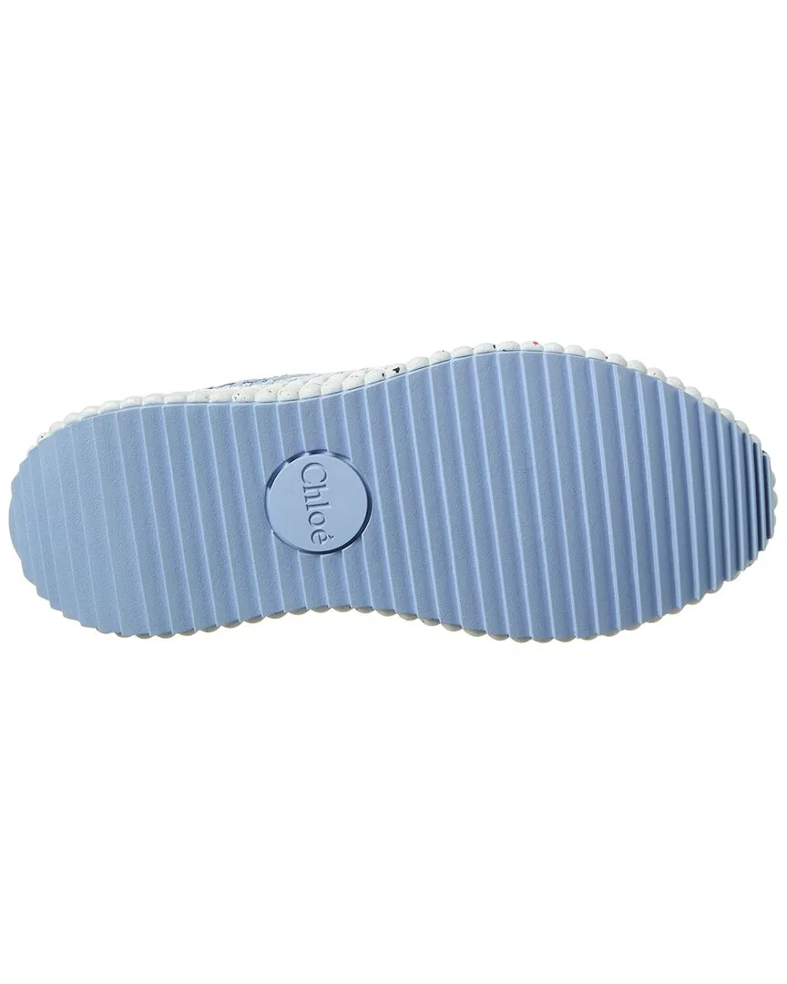 Chlo Nama Leather & Suede Sneaker