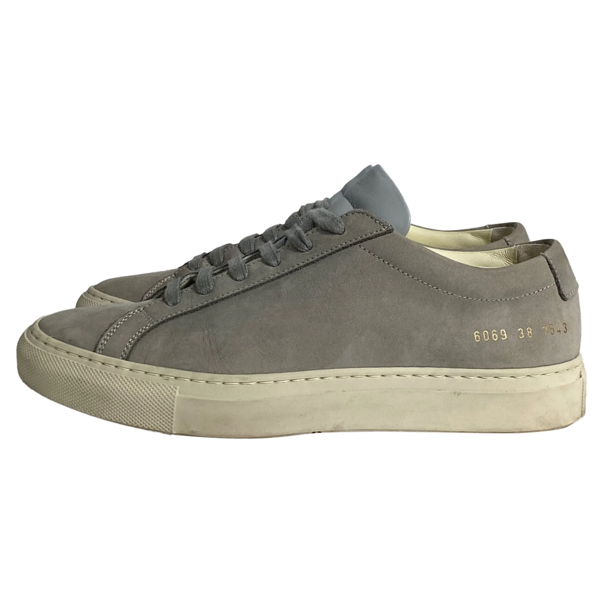 Common Projects Achilles Low Sneakers in Grey Suede