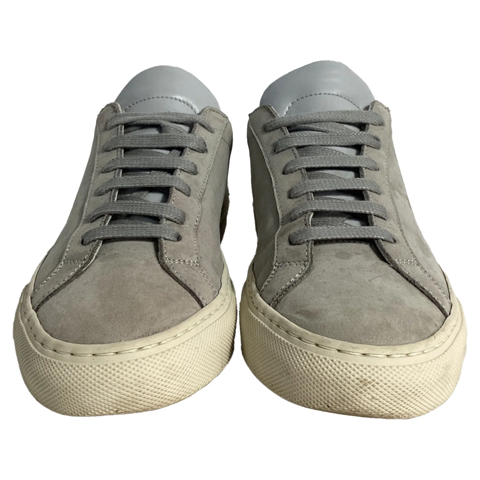 Common Projects Achilles Low Sneakers in Grey Suede