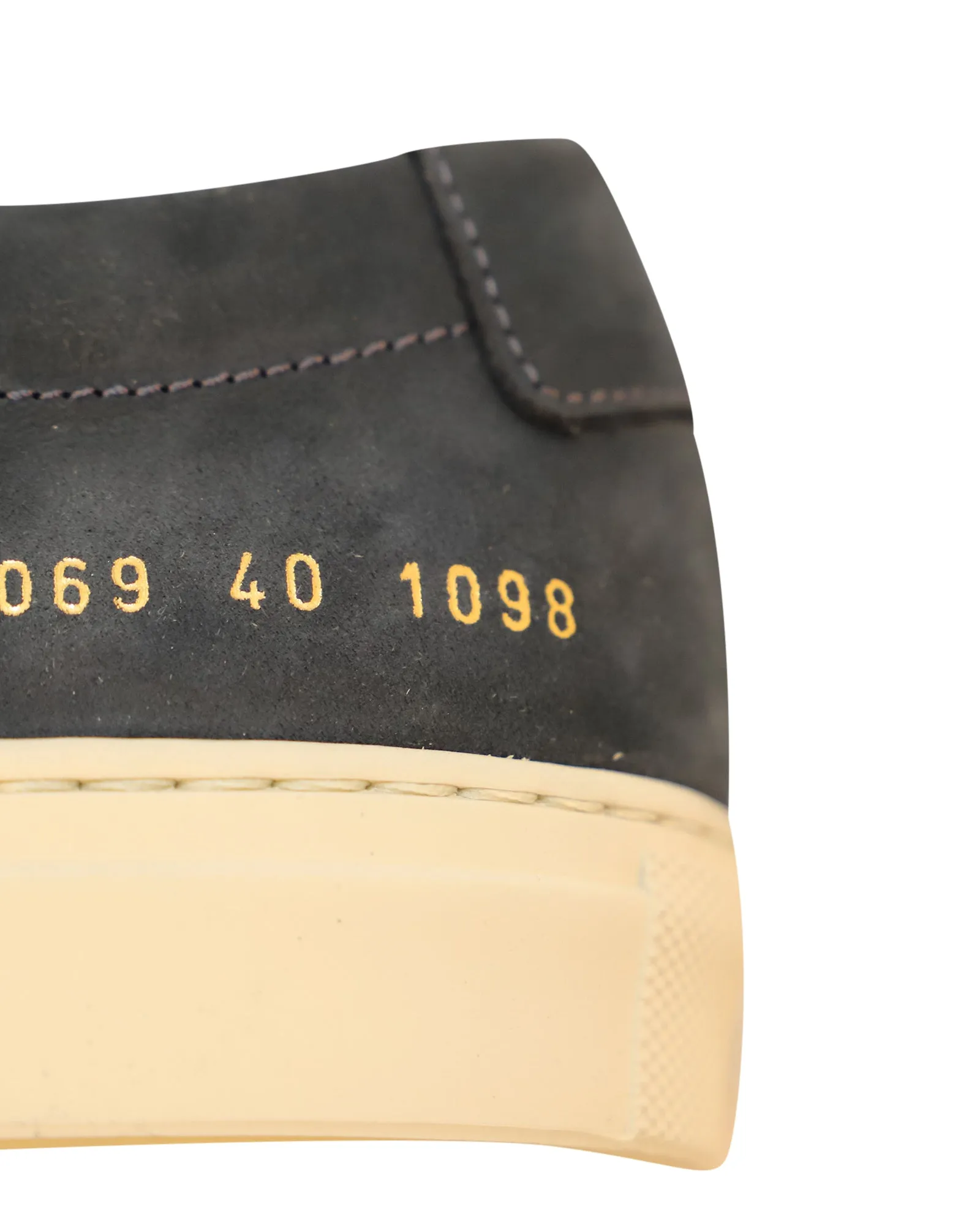Common Projects Achilles Low-Top Sneakers in Navy Blue Leather