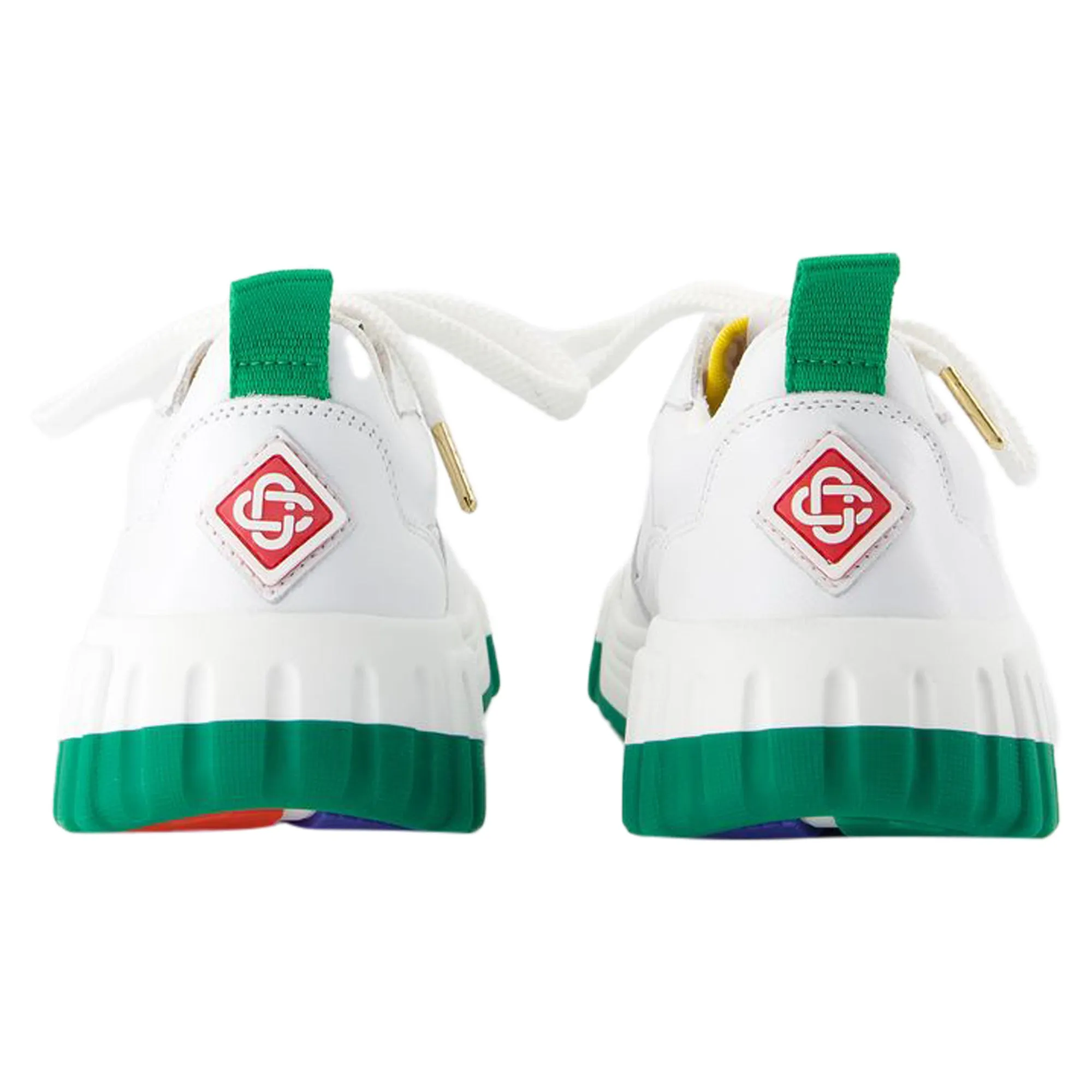 Court Sneakers - Casablanca - Leather - White/Green