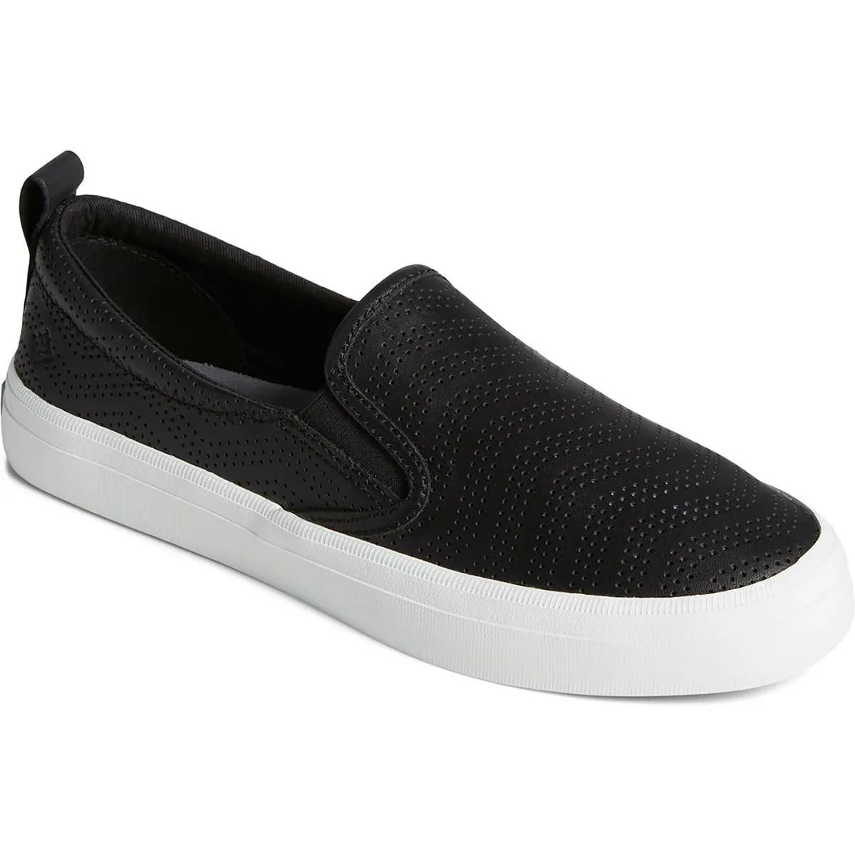 Crest Twin Gore Womens Perforated Leather Casual And Fashion Sneakers