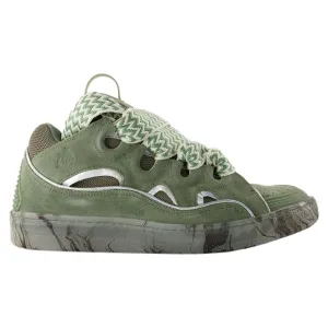 Curb Sneakers - Lanvin - Synthetic - Green/Silver