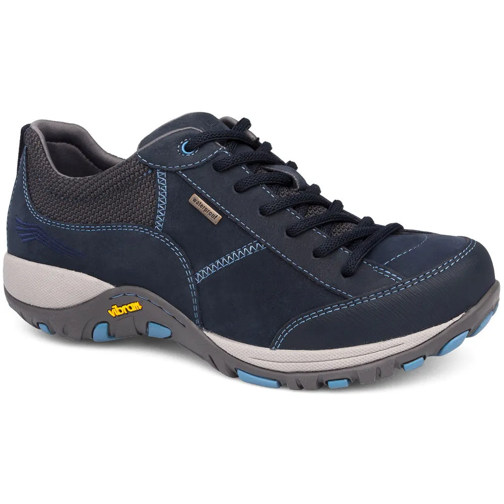 Dansko Paisley Navy Waterproof Milled Nubuck Shoe (Women's)