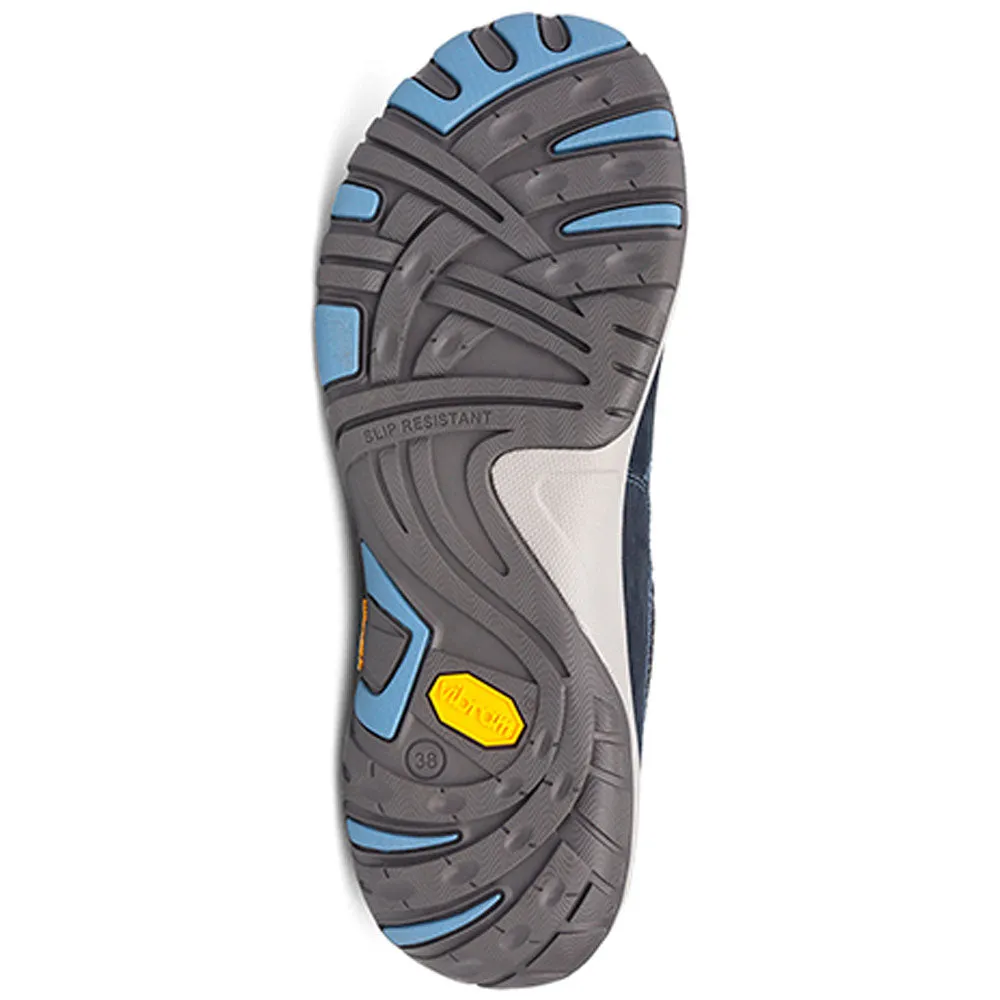 Dansko Paisley Navy Waterproof Milled Nubuck Shoe (Women's)