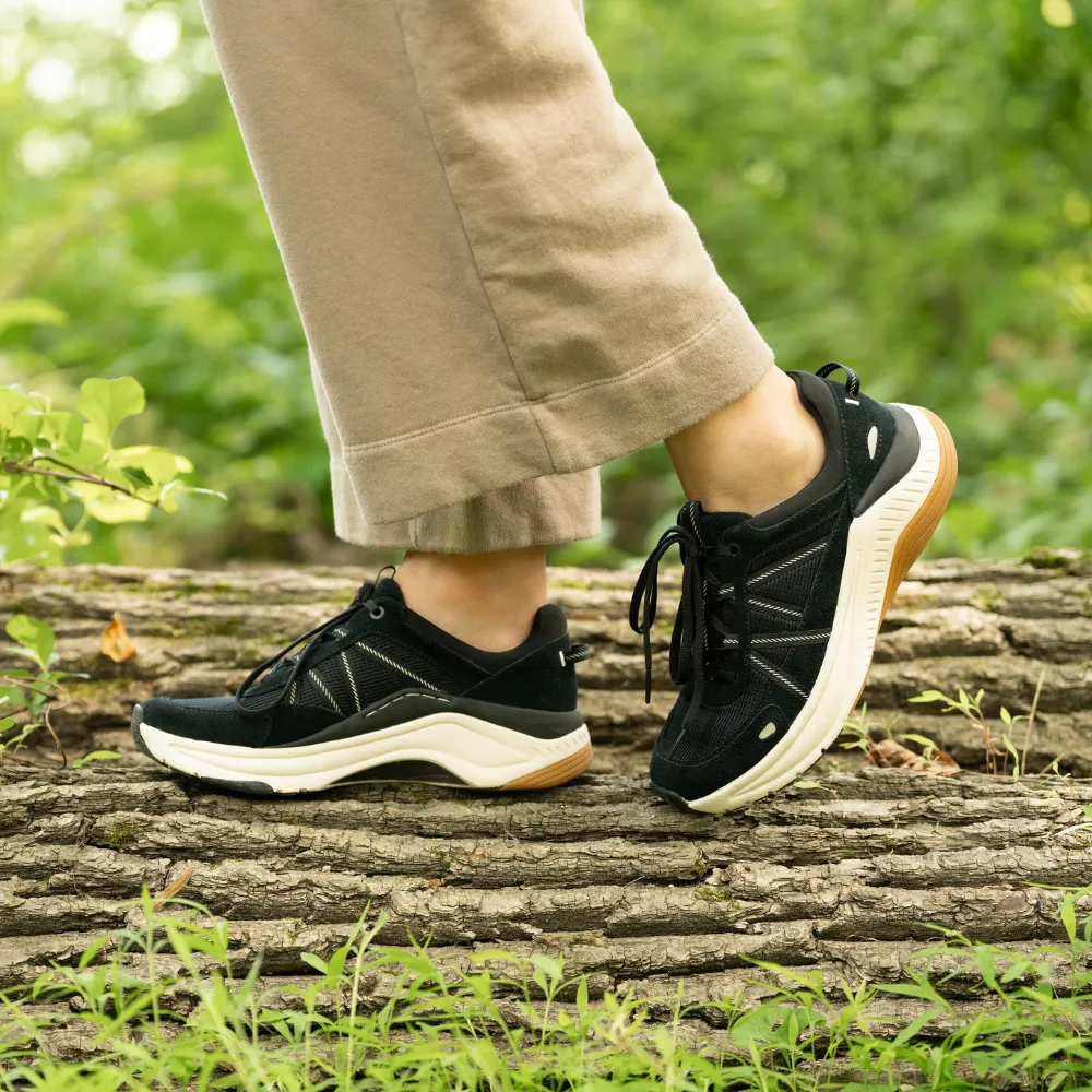 Dansko Poppy Black Suede Sneaker (Women's)