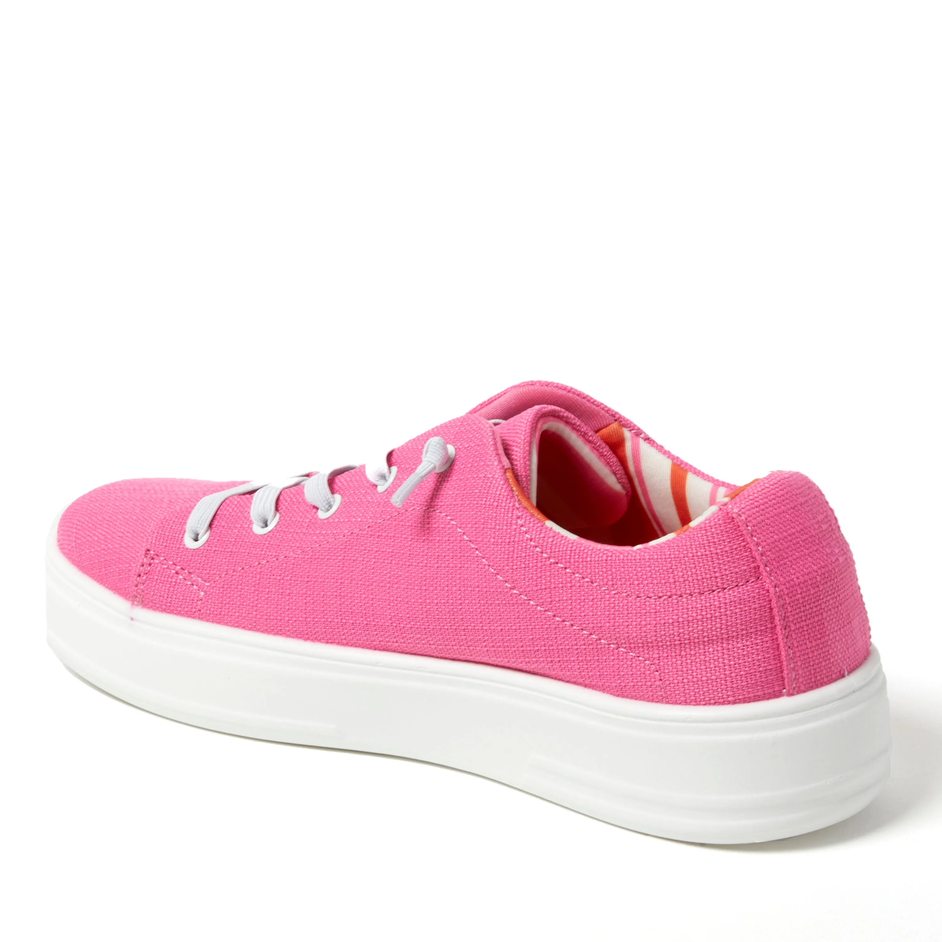 Dearfoams Women's Mabel Woven Slip On Sneaker