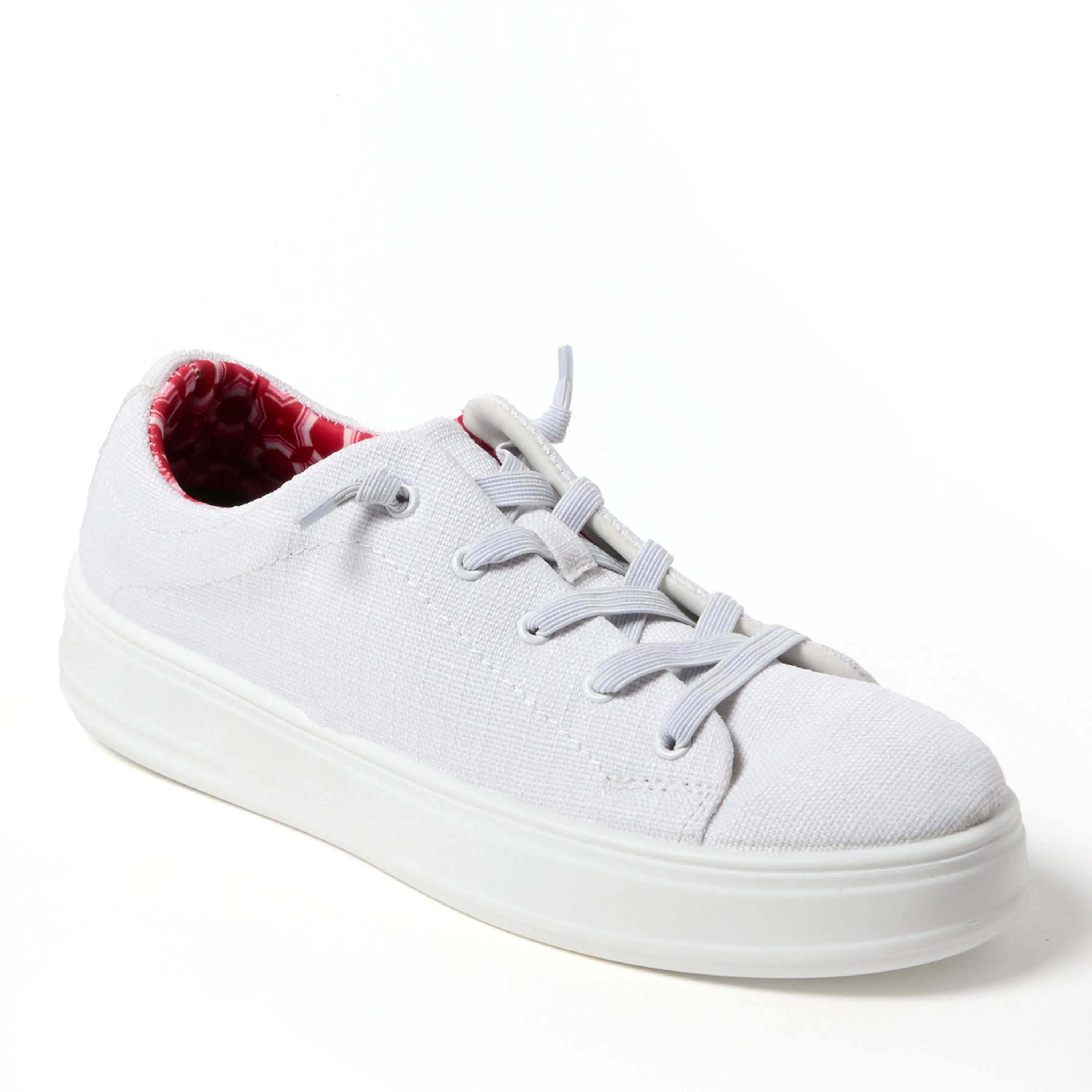 Dearfoams Women's Mabel Woven Slip On Sneaker