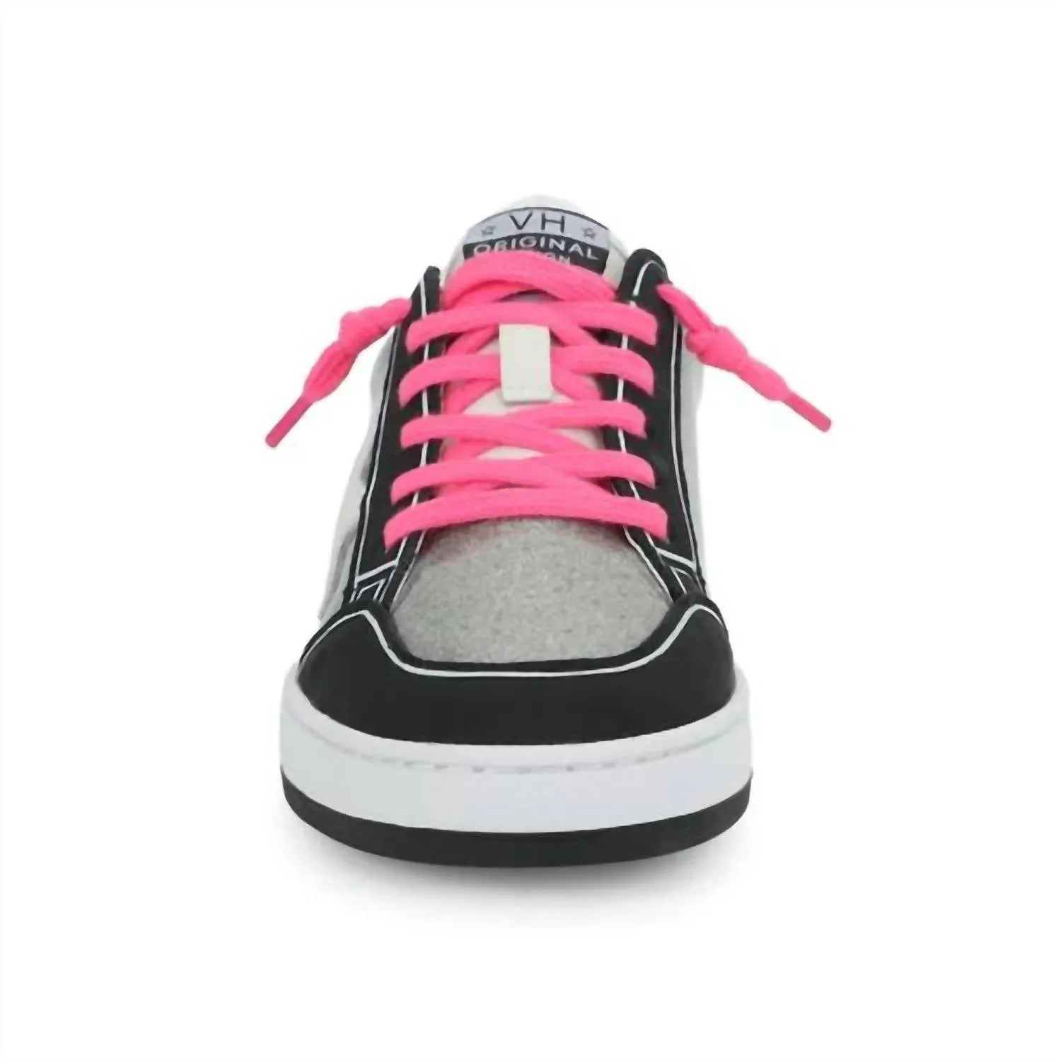 Denisse White Star Shoes In Silver Multi