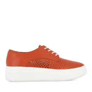 DERBY CITY PUNCH - TANGERINE LEATHER
