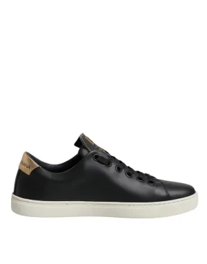 Dolce & Gabbana Leather gold Heart Sneakers Women's Shoes