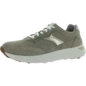 Emily Womens Suede Metallic Casual And Fashion Sneakers