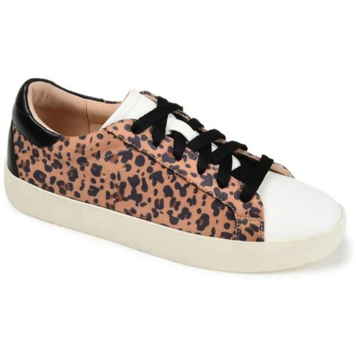 Erica Womens Faux Leather Fashion Sneakers