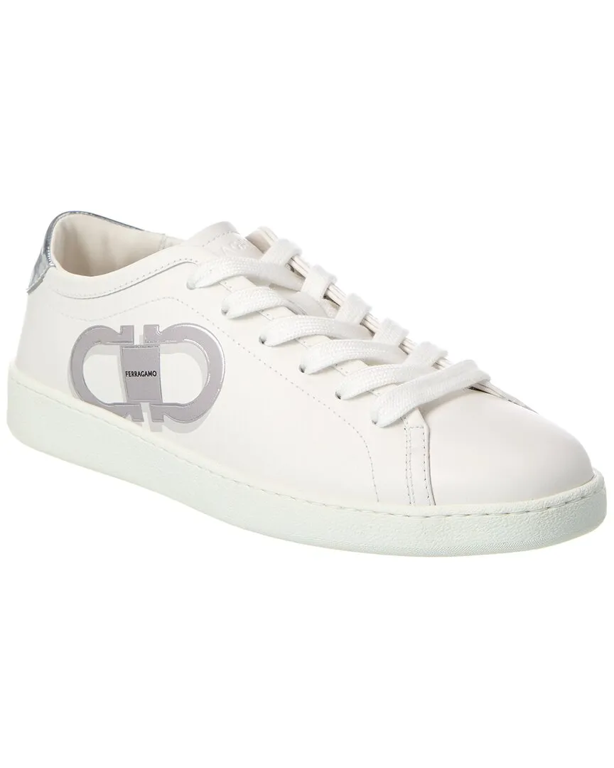 Ferragamo Brandy Leather Sneaker