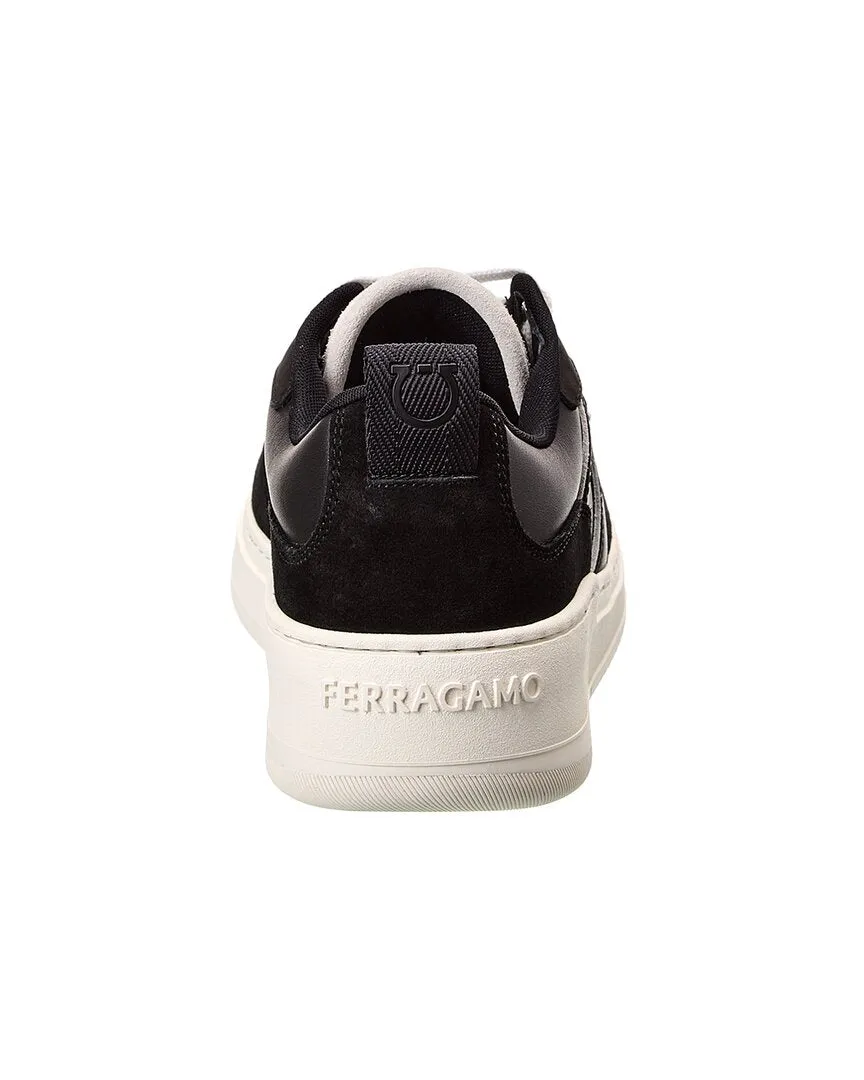 Ferragamo Dania Leather & Suede Sneaker