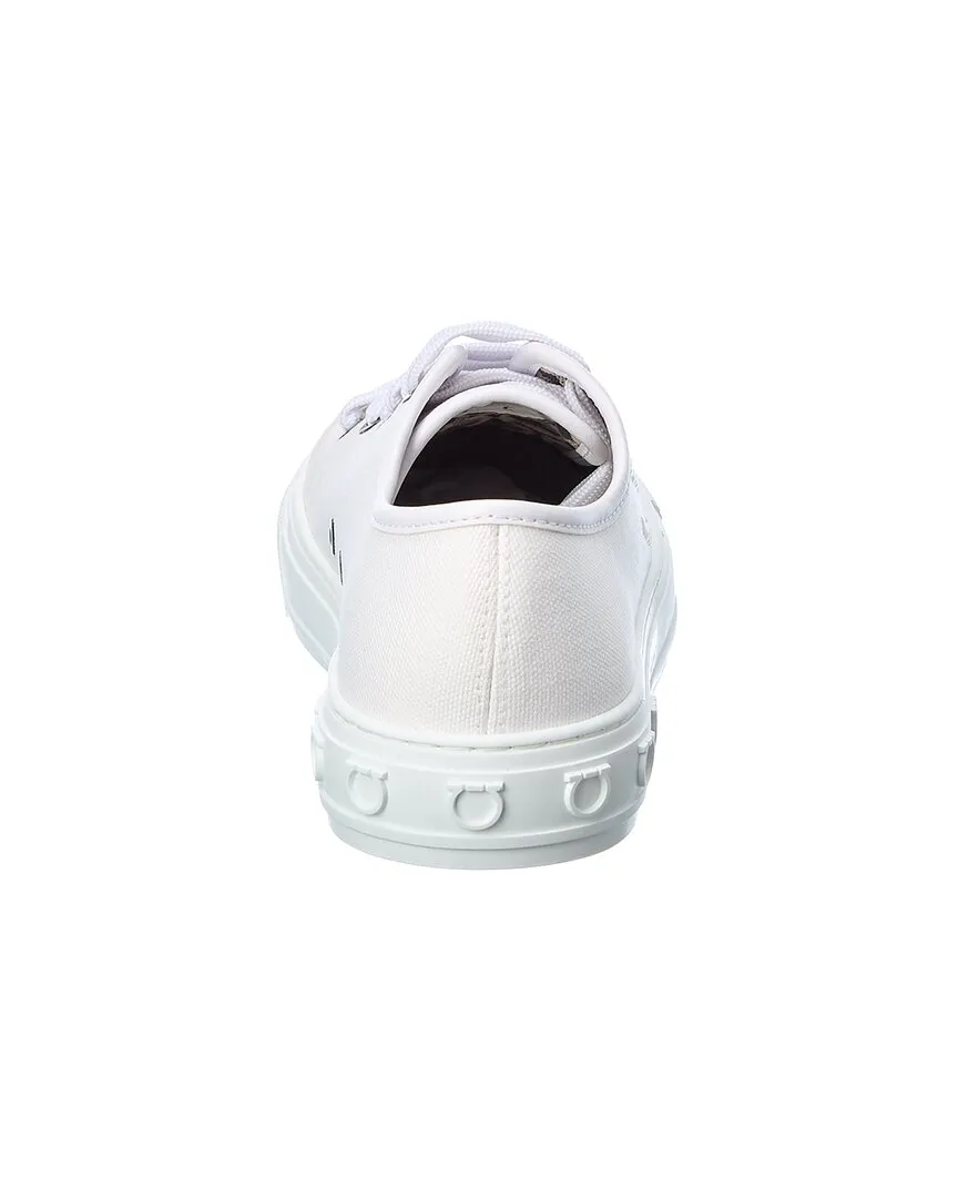 Ferragamo Mediterr Eco Canvas Sneaker