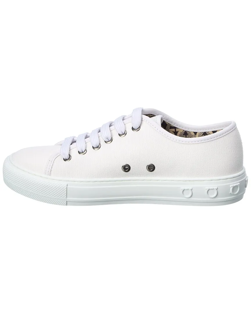 Ferragamo Mediterr Eco Canvas Sneaker