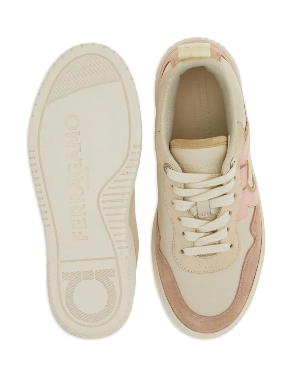 Ferragamo Women's Sneakers Powder