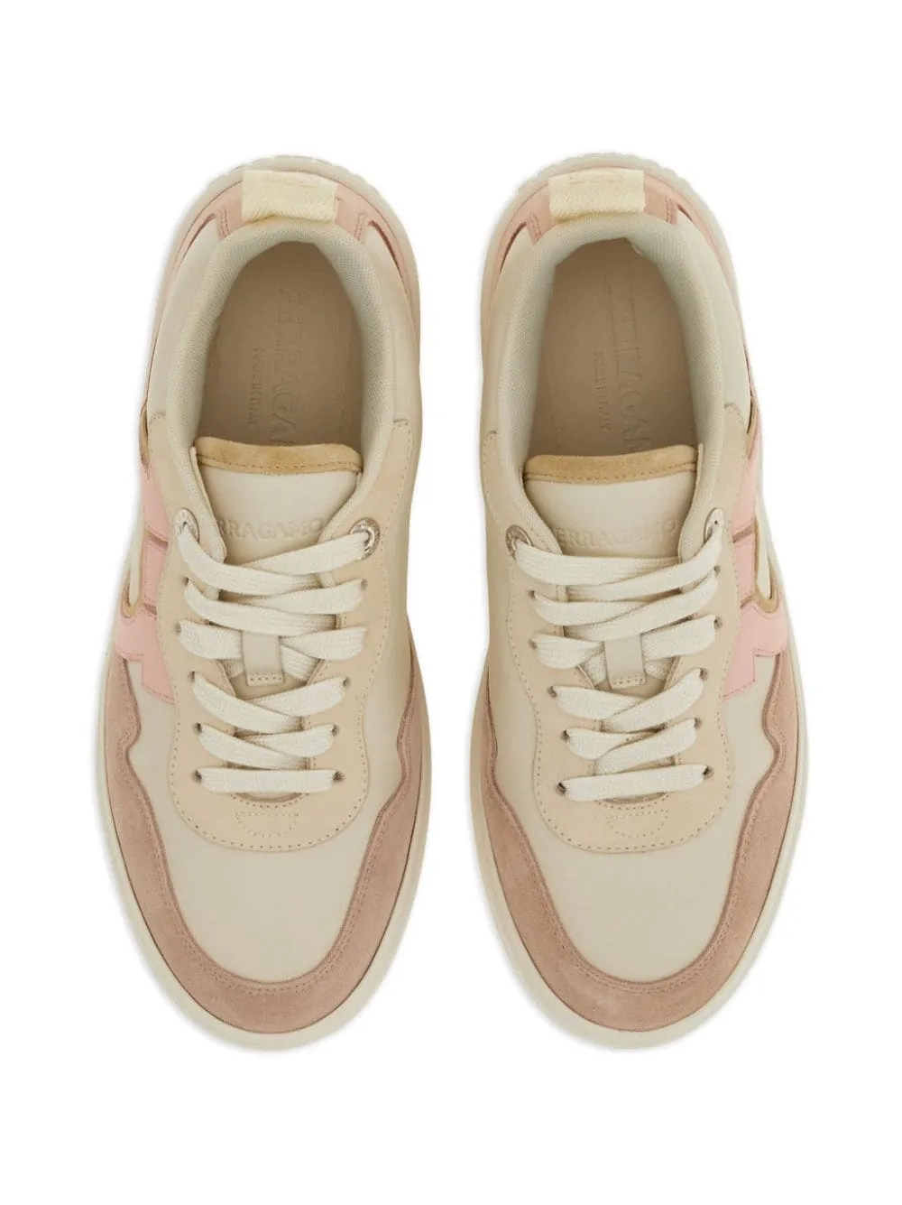 Ferragamo Women's Sneakers Powder