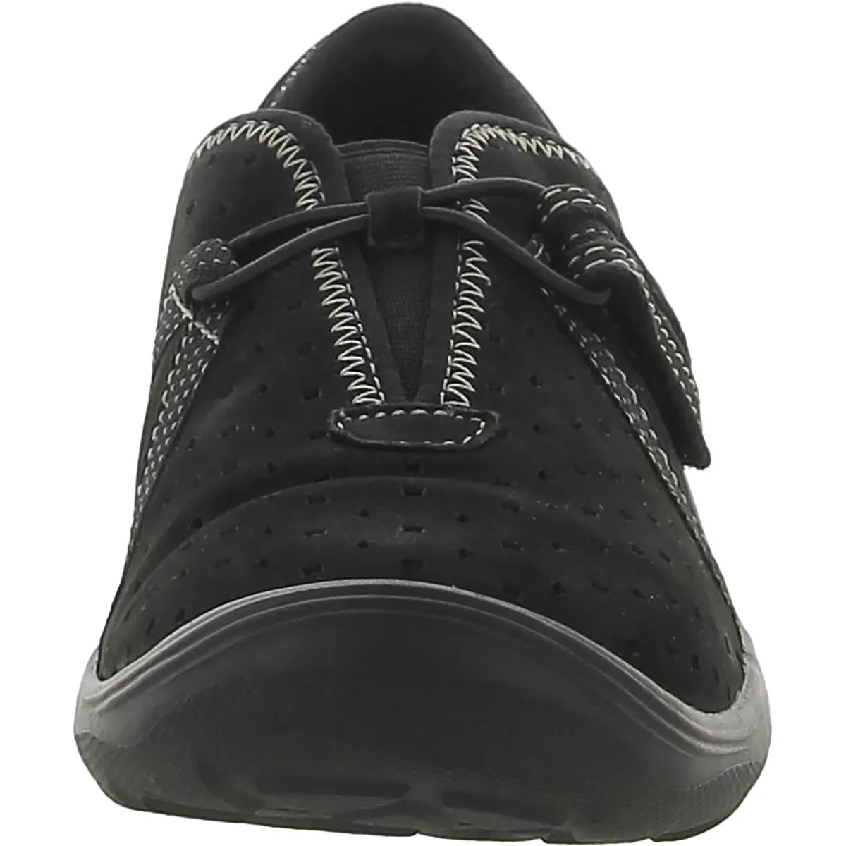 Fiana Braley Womens Leather Perforated Casual And Fashion Sneakers