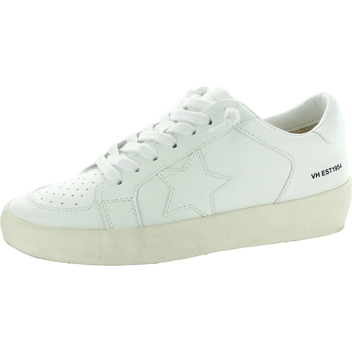 Flake Womens Lace-Up Leather Casual And Fashion Sneakers