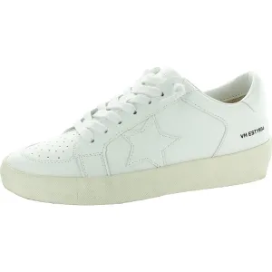 Flake Womens Lace-Up Leather Casual And Fashion Sneakers