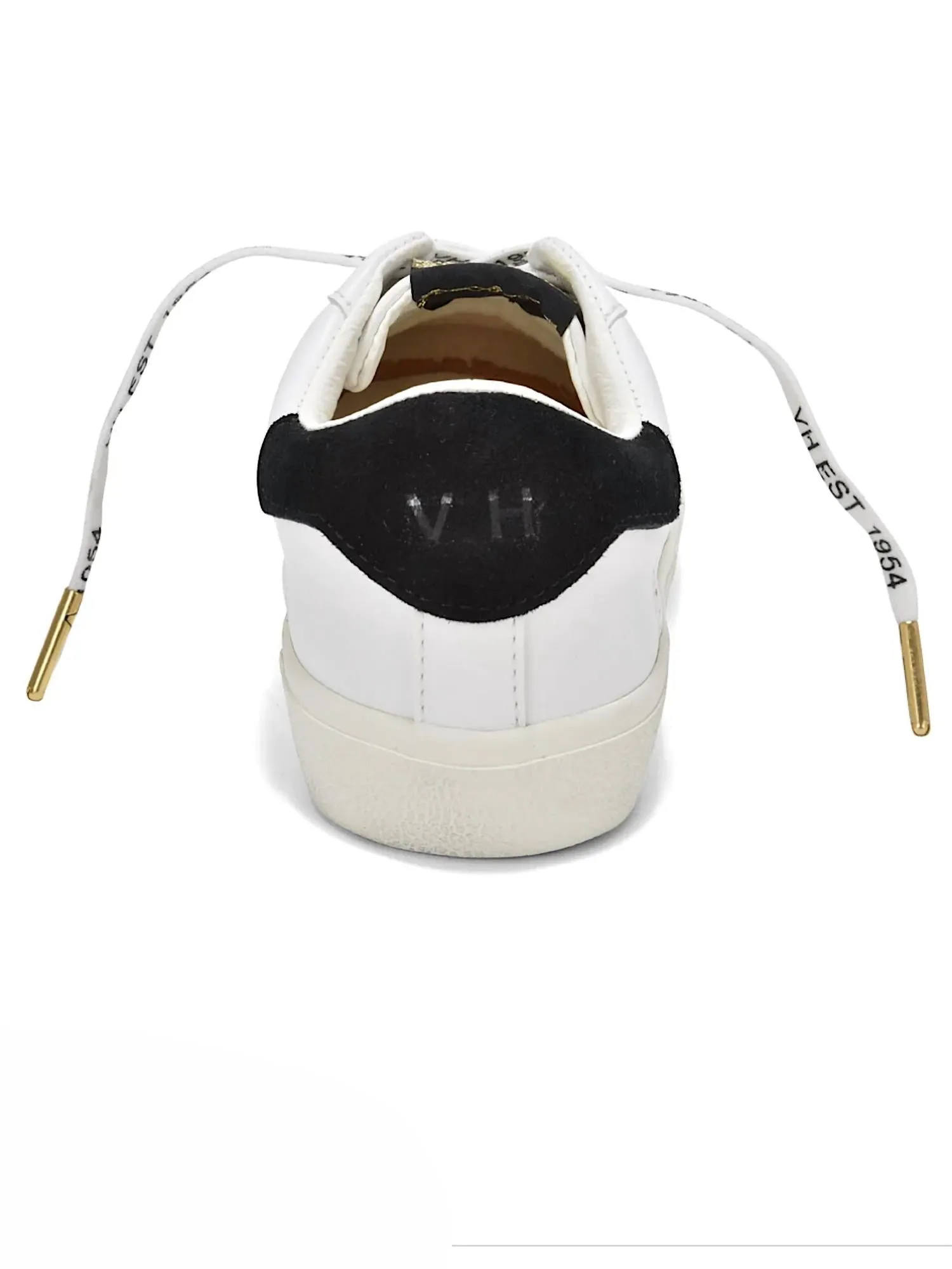 Gadol Ro Dotted Sneaker With Metallic Gold Star In White