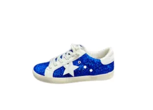 Game Day Sneakers In Royal And White