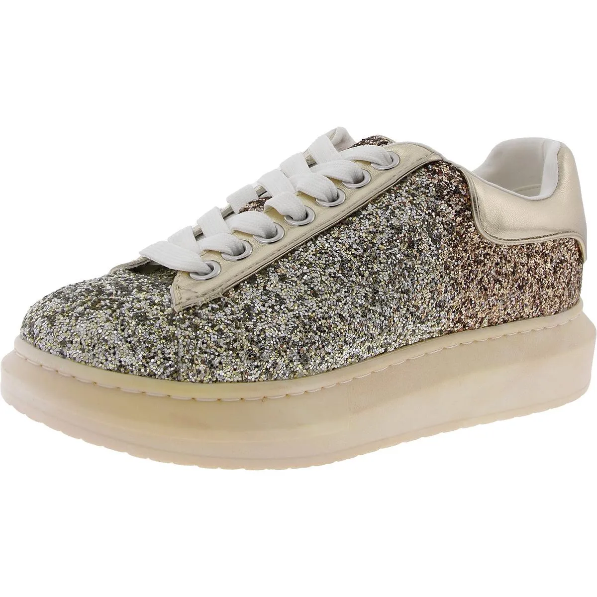 Glacer-G Womens Glitter Fashion Casual And Fashion Sneakers