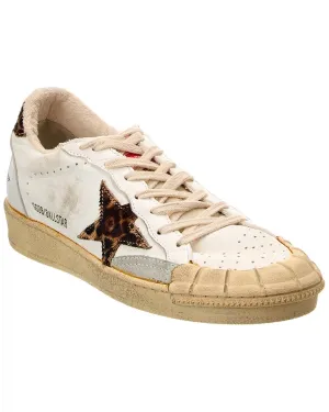 Golden Goose Ballstar Leather & Haircalf Sneaker