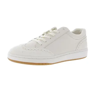 Hailey Wingtip Womens Mixed Media Leather Casual And Fashion Sneakers