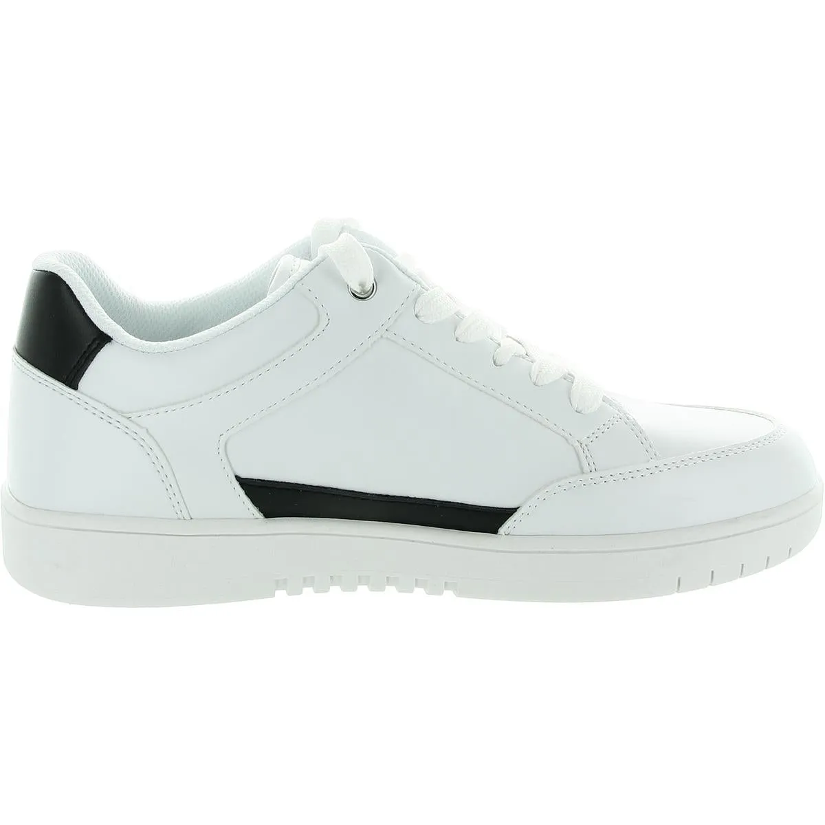 Hallen Womens Padded Insole Faux Leather Casual And Fashion Sneakers