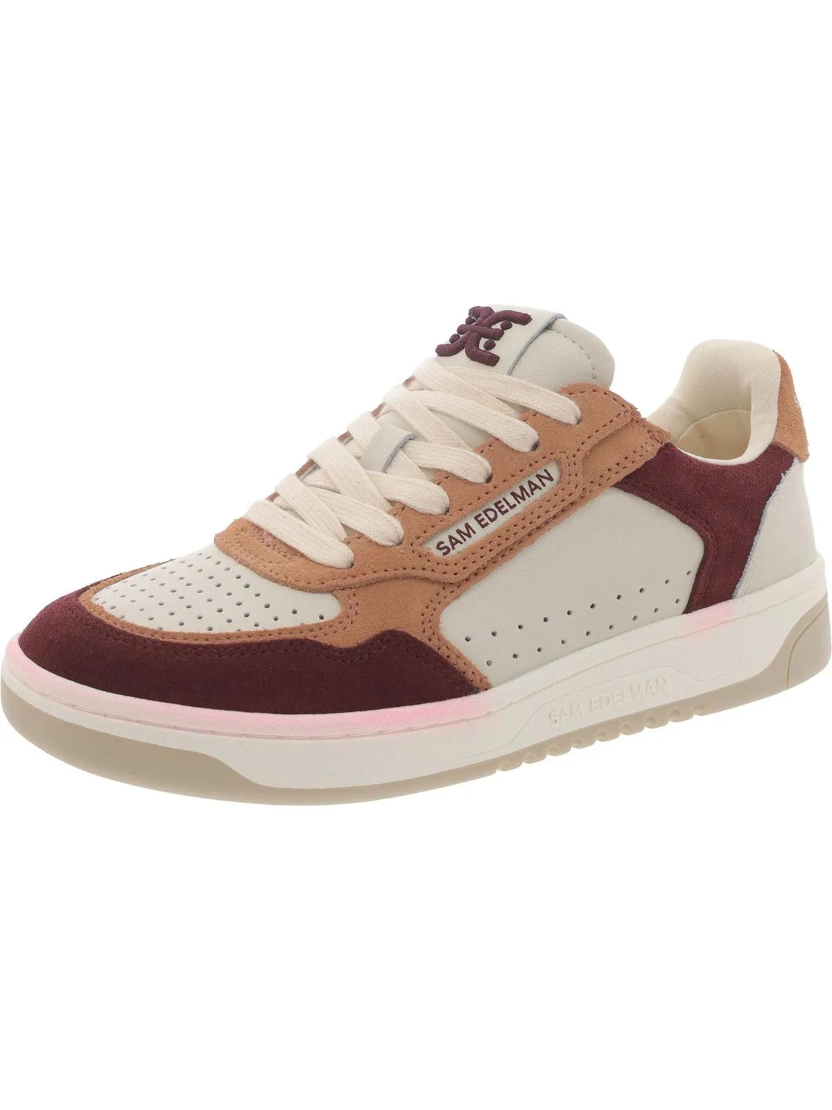Harper Womens Faux Leather Metallic Casual And Fashion Sneakers