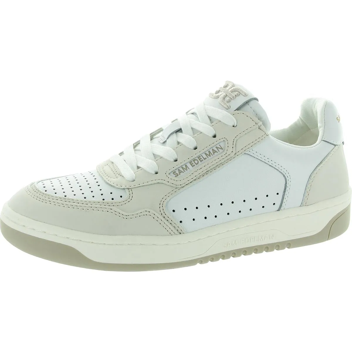 Harper Womens Faux Leather Metallic Casual And Fashion Sneakers