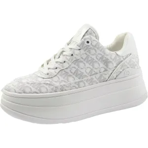 Hayes Lace Up Womens Logo Faux Leather Casual And Fashion Sneakers