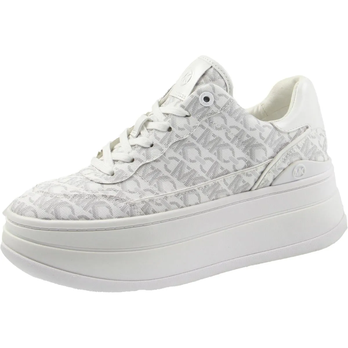 Hayes Lace Up Womens Logo Faux Leather Casual And Fashion Sneakers