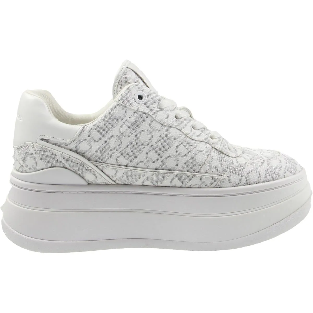 Hayes Lace Up Womens Logo Faux Leather Casual And Fashion Sneakers