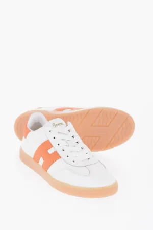 Hogan Leather Cool H647 Low Top Sneakers With Contrasting Details