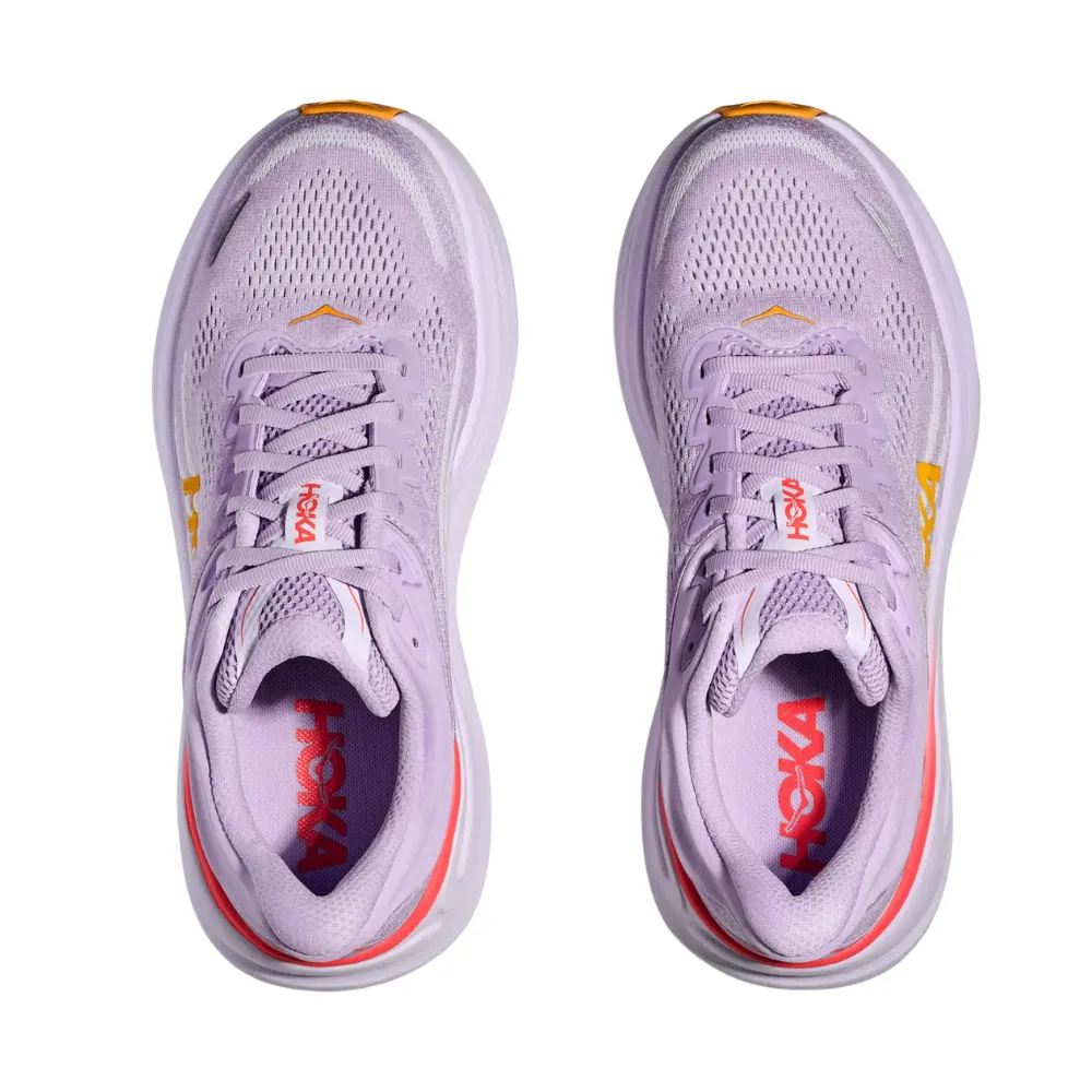 Hoka Bondi 9 Aster Flower/Starlight Glow Running Shoe (Women's)