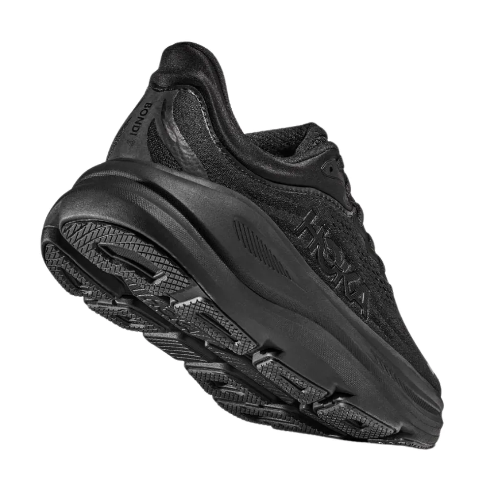 Hoka Bondi 9 Black/Black Running Shoe (Women's)