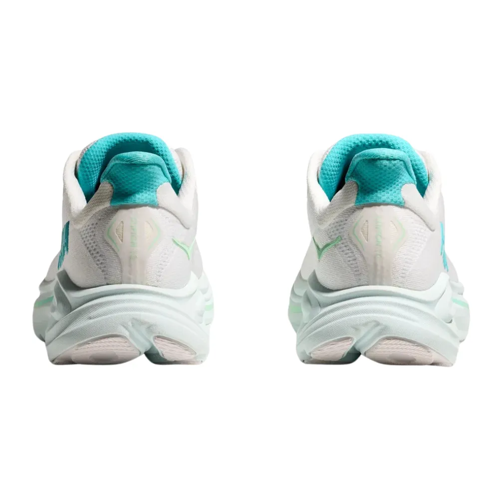 Hoka Clifton 10 White/Cielo Blue Running Shoe (Women's)